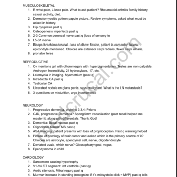 USMLE Step 1 Fresh Recalls: May 2025 Files | Post-Pool Change Question Banks