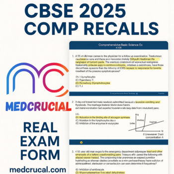 CBSE COMP Real exam form and Recalls 2025